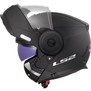Flip-Up Motorcycle Helmet LS2 FF902 Scope II Solid Matte Black