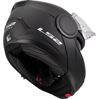 Flip-Up Motorcycle Helmet LS2 FF902 Scope II Solid Matte Black