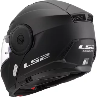 Flip-Up Motorcycle Helmet LS2 FF902 Scope II Solid Matte Black