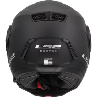 Flip-Up Motorcycle Helmet LS2 FF902 Scope II Solid Matte Black
