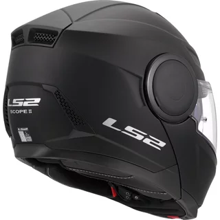 Flip-Up Motorcycle Helmet LS2 FF902 Scope II Solid Matte Black