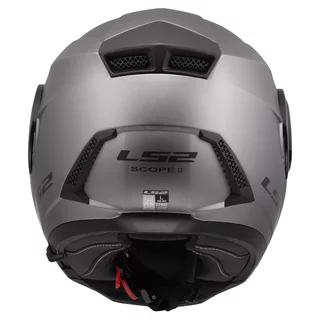 Flip-Up Motorcycle Helmet LS2 FF902 Scope II Solid Matte Titanium