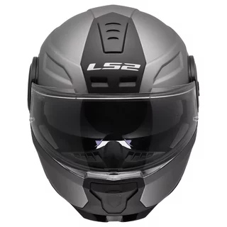 Flip-Up Motorcycle Helmet LS2 FF902 Scope II Solid Matte Titanium