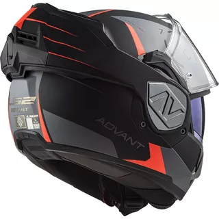 Flip-Up Motorcycle Helmet LS2 FF906 Advant Codex Matt Black Titanium P/J