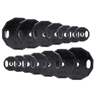Rubber Coated Olympic Weight Plate Set inSPORTline Ruberton 1.25-25kg