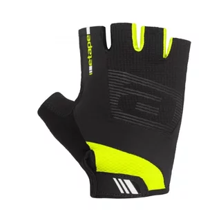 Cycling Gloves Etape Garda - Black/Fluo Yellow