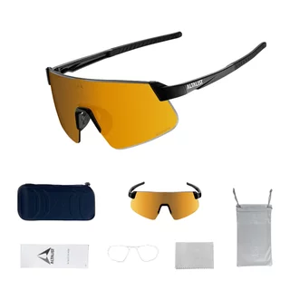 Photochromic Sports Sunglasses Altalist Hayate - černá se zlatými skly