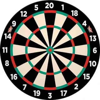 Magnetic Paper Dartboard Cabinet Set Bull’s