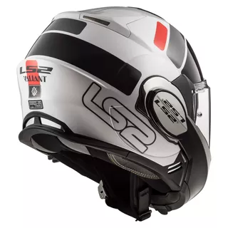 Flip-Up Motorcycle Helmet LS2 FF399 Valiant Lumen / H-V Yellow - Prox Matt H-V Yellow Black