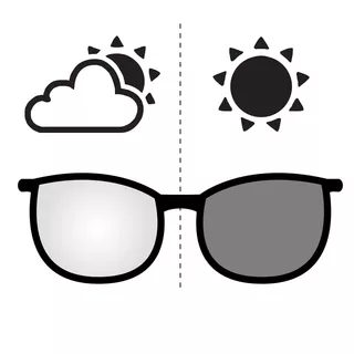 Polarizing and Photochromic Sunglasses inSPORTline Molineto White