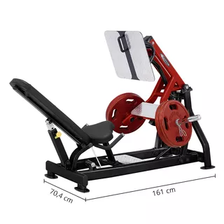 Leg Press Machine Steelflex PlateLoad Line PLLP - Grey