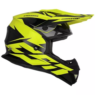 Motocross Helmet Cassida Cross Cup Two - Matte Grey/Black
