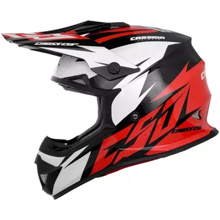 Motocross Helmet Cassida Cross Cup Two - Matte Grey/Black