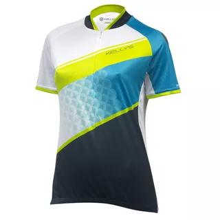 Women’s Cycling Jersey Kellys Jody – Short Sleeve - Violet-Azure - Mint-Lime