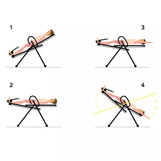 Inversion Table inSPORTline Verge - Brown