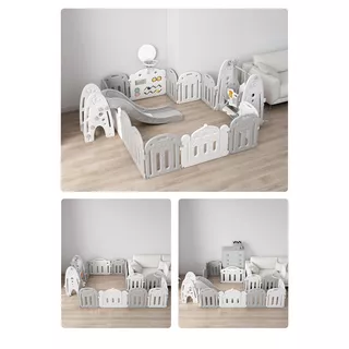 Plastic Playpen w/ Accessories inSPORTline Teutonino 186 x 236 cm