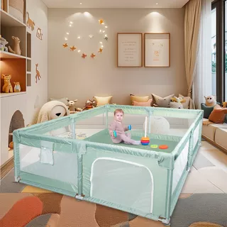 Playpen inSPORTline Hauerino 180 x 200 x 60 cm