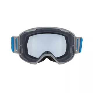 Motocross Goggles Red Bull Spect Strive Panovision, Matte Light Gray, Smoke Lens