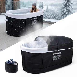 Portable Cold Plunge Tub w/ Steam System inSPORTline FrostPeace