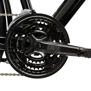 Women’s Trekking Bike Kross Trans 1.0 28” SR Gen 007 - černá / šedá / stříbrná / lesk