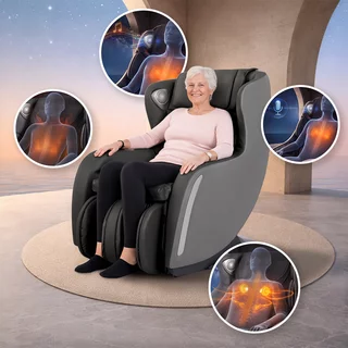 Massage Chair inSPORTline Fidardo - Black-Grey