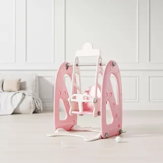 Children’s Slide w/ Swing Set & Basketball Hoop inSPORTline Nebelino - Grey