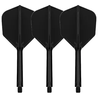 Dart Flights Target K-Flex No.6 In Between – 3-Pack - Black