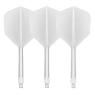 Dart Flights Target K-Flex No.6 Medium – 3-Pack - Blue - White