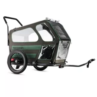 Dog Bicycle Trailer TaXXi L Dark Gray/Dark Green