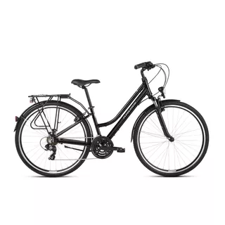 Women’s Trekking Bike Kross Trans 1.0 SR 28” Gen 003 - Ruby/Black - Black/Grey (new) - Black/Grey