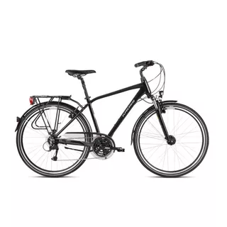 Men’s Trekking Bike Kross Trans 4.0 28” – 2021 - Mother of Pearl/Black - Black/Grey