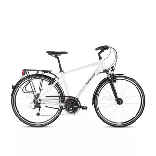 Men’s Trekking Bike Kross Trans 4.0 28” – 2021 - Mother of Pearl/Black - Mother of Pearl/Black