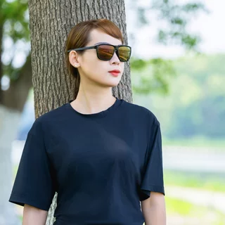 Polarized Sunglasses Altalist Kay L1 - černá s růžovými skly