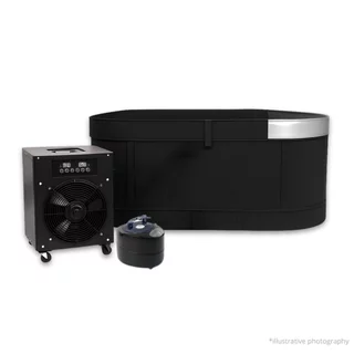 Portable Cold Plunge Tub w/ Steam System & Temperature Controller inSPORTline FrostPeace
