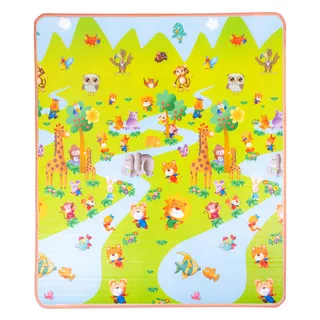 Roll-Up Children’s Mat inSPORTline Lhotino 150 x 180 x 1.5 cm - Řeka/Oceán