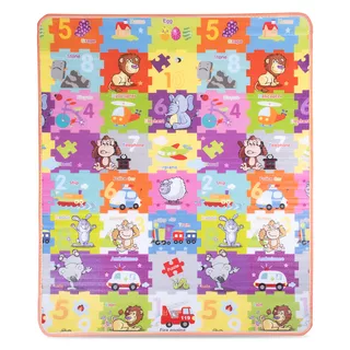 Roll-Up Children’s Mat inSPORTline Lhotino 150 x 180 x 1.5 cm - Řeka/Oceán