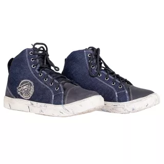 Motorcycle Boots W-TEC Denimo - Blue