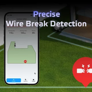 Robotic Lawn Mower w/ Boundary Wire Anthbot Pion 1000 (1,000 m2)