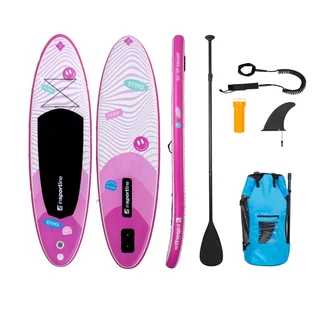 Paddle Board w/ Accessories inSPORTline Wavelet 9’6” - Pink