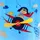 Blue Biplane