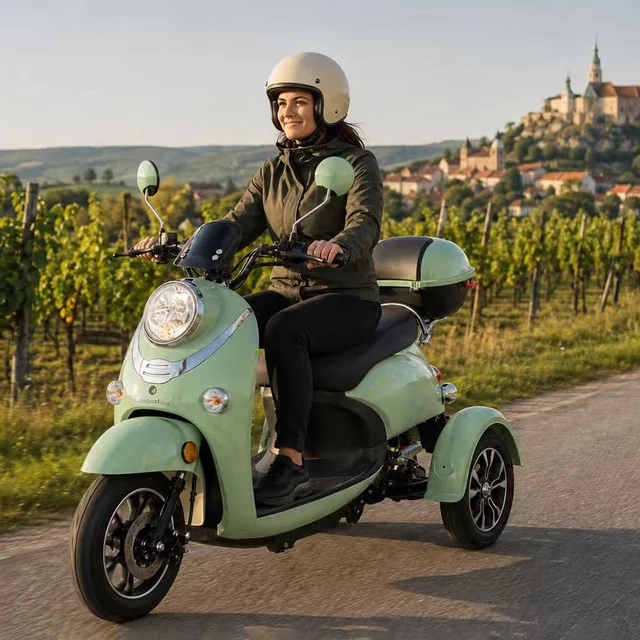 Electric Three-Wheel Scooter inSPORTline Tarra • 25 km/h • Up to 45 km Range • No Driver’s License Required