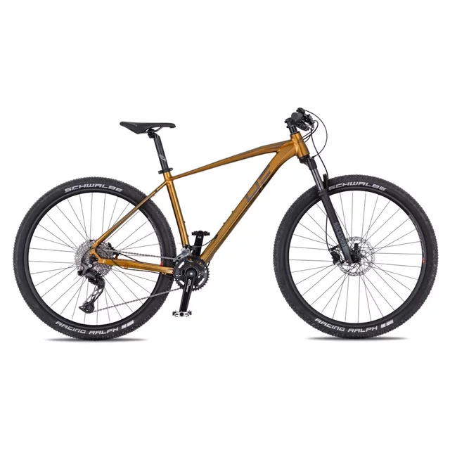 Mountain Bike 4EVER Firetrack 29” – 2025 - pearl black / hologram - dark gold / iron