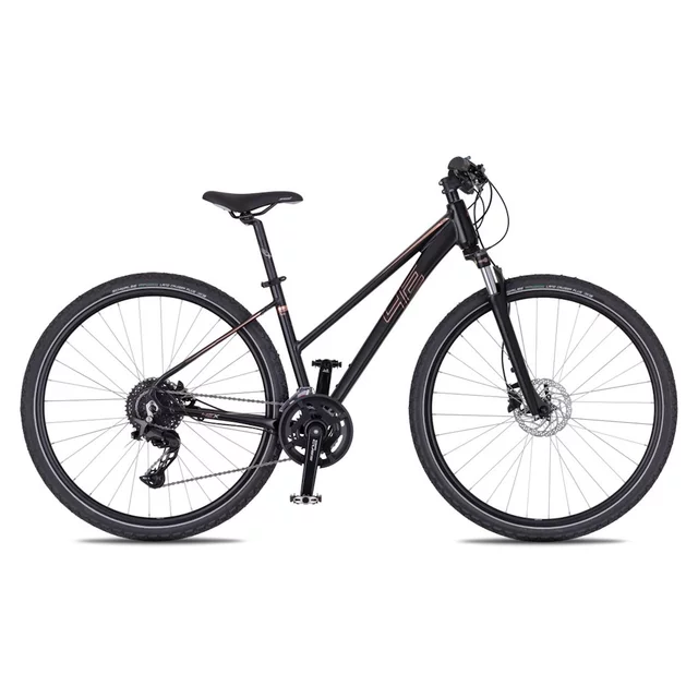 Women’s Cross Bike 4EVER Pulse Disc 28” – 2026 - matt black/rose gold - matt black/rose gold