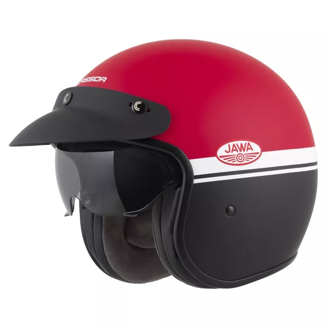 Motorcycle Helmet Cassida Oxygen Jawa OHC 2.0 Matte Red/Black/White
