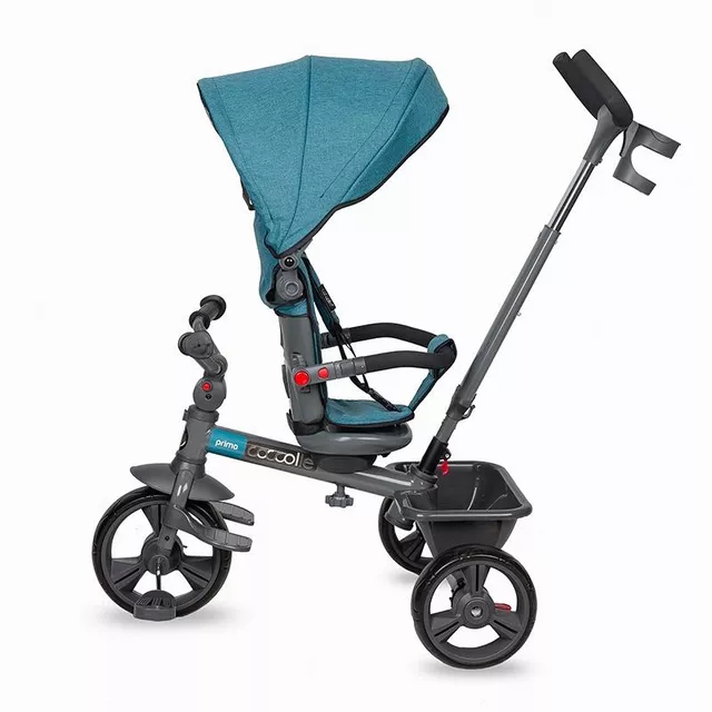Three-Wheel Stroller w/ Tow Bar Coccolle Primo - Magenta