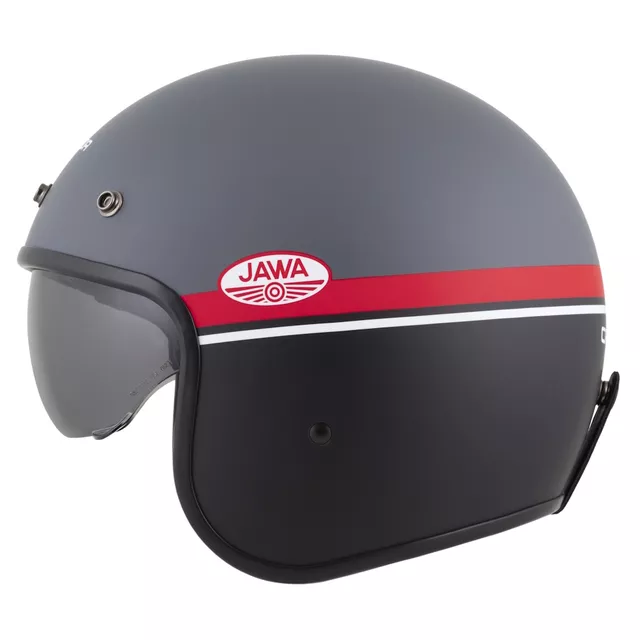 Motorcycle Helmet Cassida Oxygen Jawa OHC 2.0 Matte Gray/Red/Black/White