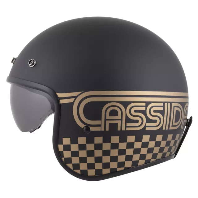 Motorcycle Helmet Cassida Oxygen Rondo 2.0 Matte Black/Gold