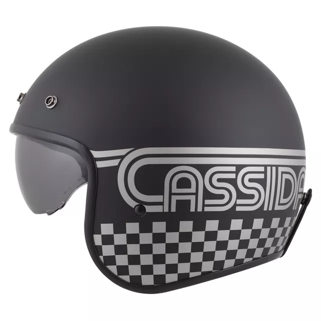 Motorcycle Helmet Cassida Oxygen Rondo 2.0 Matte Black/Silver