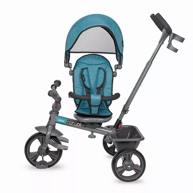 Three-Wheel Stroller w/ Tow Bar Coccolle Primo - Magenta