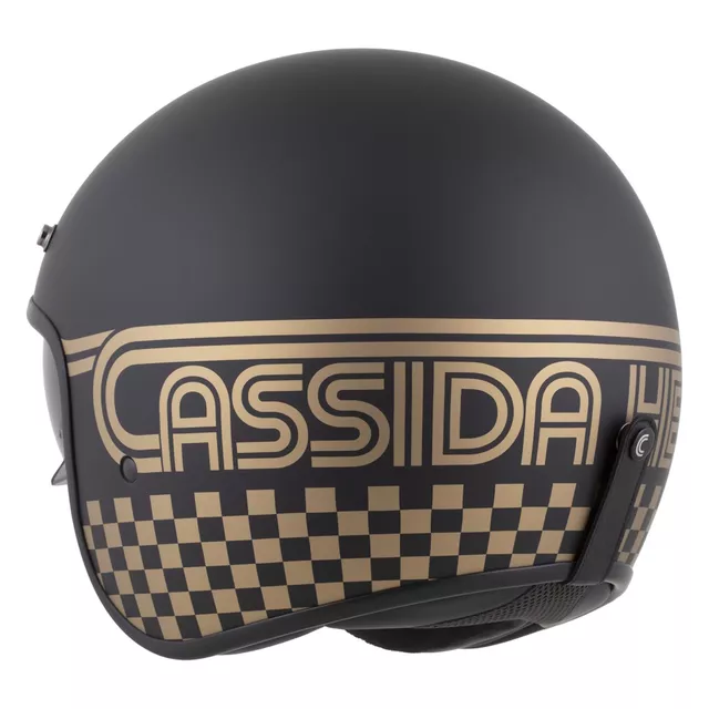 Motorcycle Helmet Cassida Oxygen Rondo 2.0 Matte Black/Gold